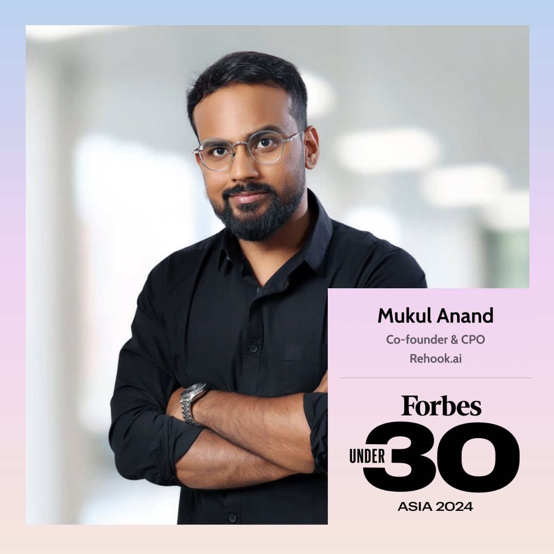 I am honored and humbled to have made it to the prestigious @ForbesAsia 30 under 30  - 2024!

#ForbesUnder30 #ForbesU30Asia