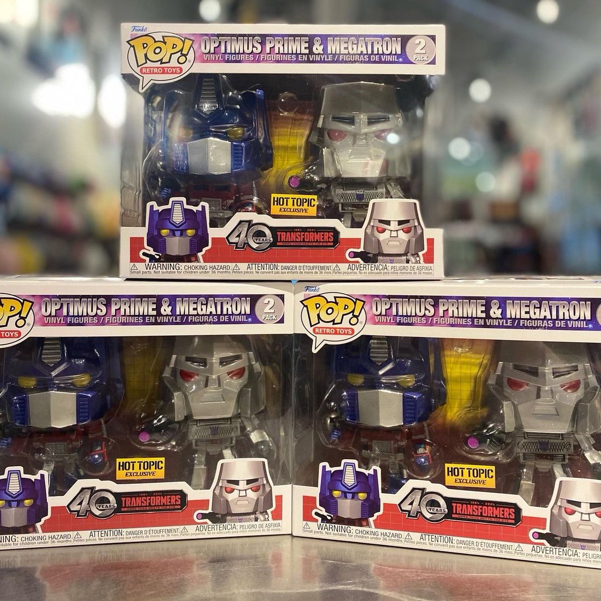 Hot Topic Exclusive Optimus Prime & Megatron Funko Pop! 2-Pack hitting stores now! 

#Transformers #Funko #FunkoPop #FunkoPops #FunkoPopVinyl #Pop #PopVinyl #FunkoCollector #Collectible #Collectibles #Toy #Toys #FunkoFinderz