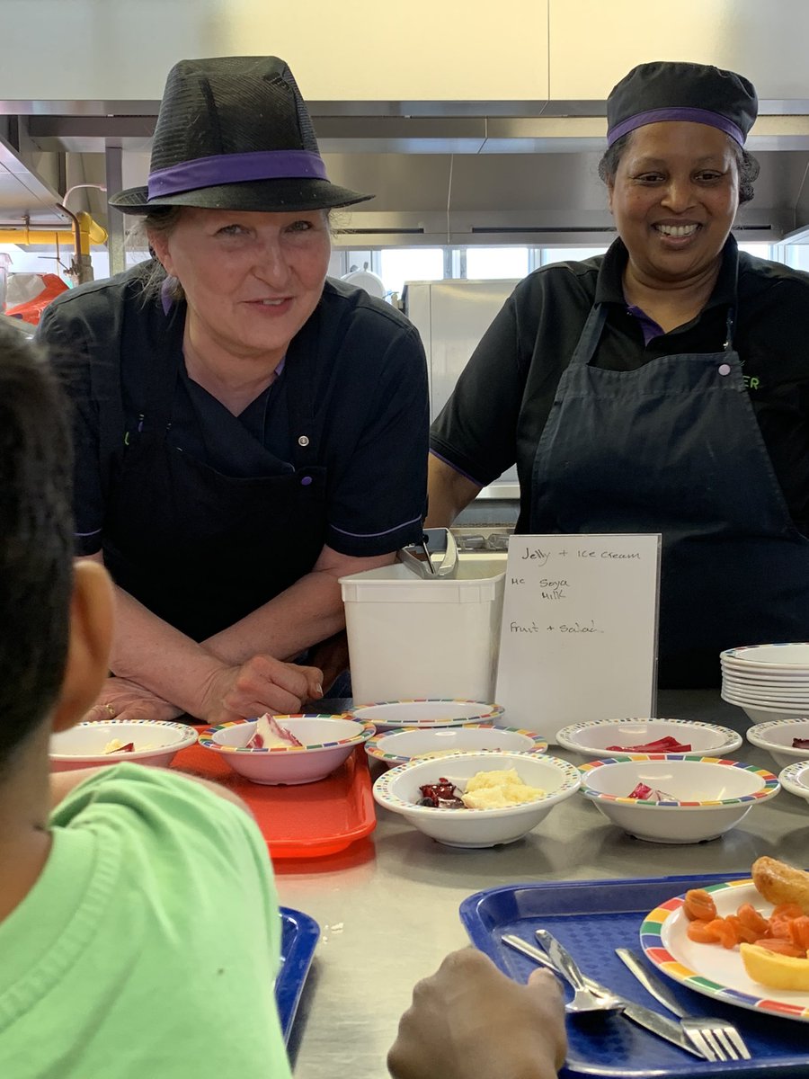 This is Violet. She has been our School Cook for 20 years. Today is her last day. We all wish Vi the very best for the future.