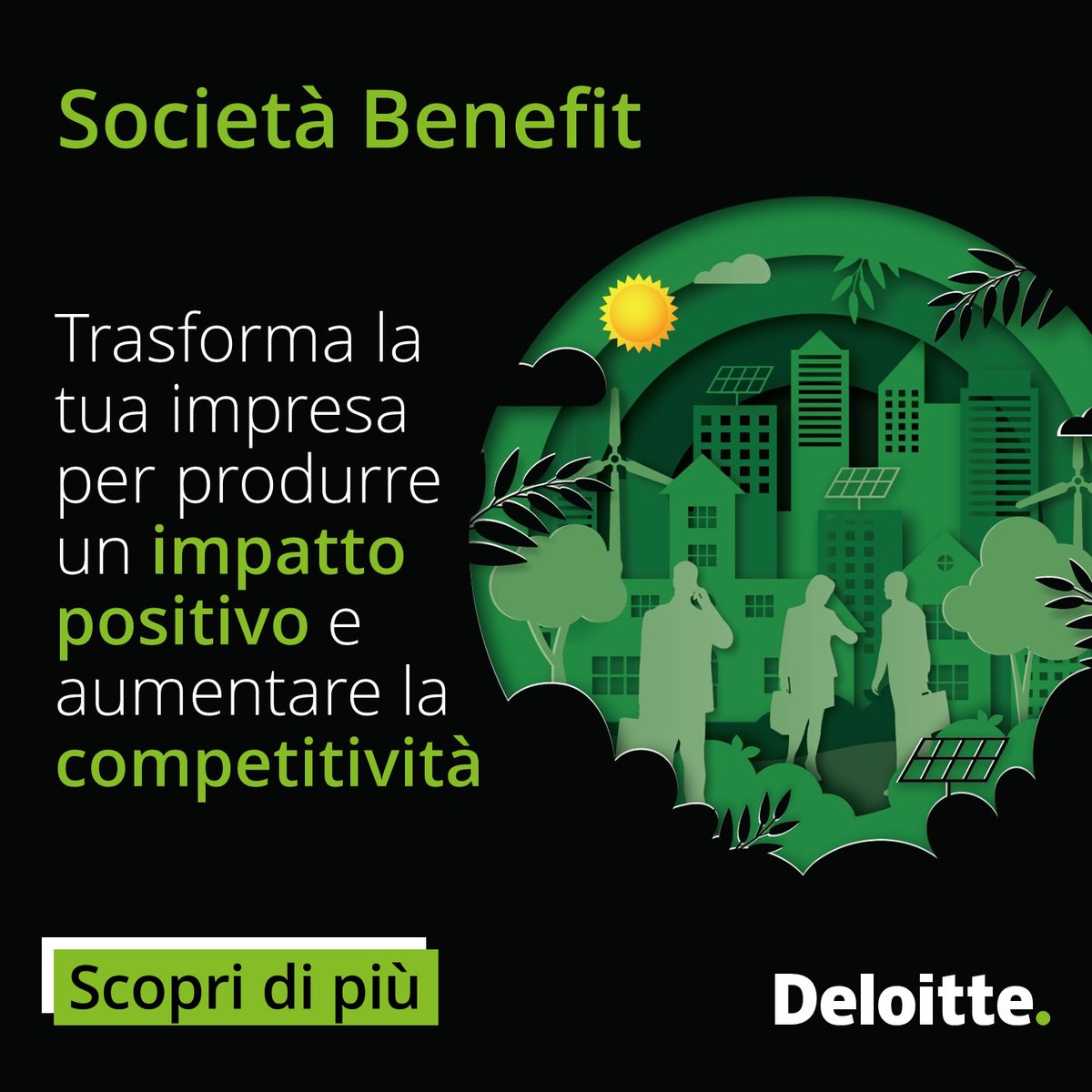 La tua azienda opera per il beneficio comune e agisce secondo criteri di responsabilità sociale, sostenibilità e nell’interesse della collettività? Scopri come diventare Società Benefit: deloi.tt/3wFzVja #SocietàBenefit #DeloitteItalia