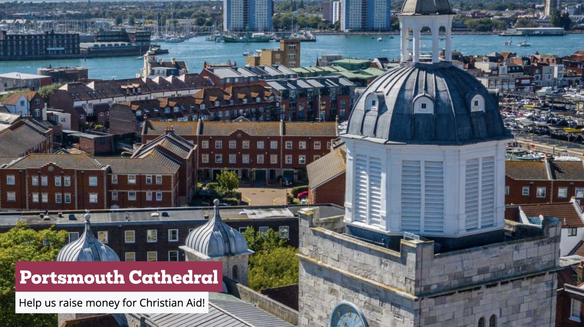 It's not too late to add your donation to Portsmouth Cathedral's Christian Aid appeal. Pick up an envelope in the cathedral, fill in the gift aid slip if possible and drop your contribution into a collection box, or give online using the link below. T... fundraise.christianaid.org.uk/envelope-2024/…