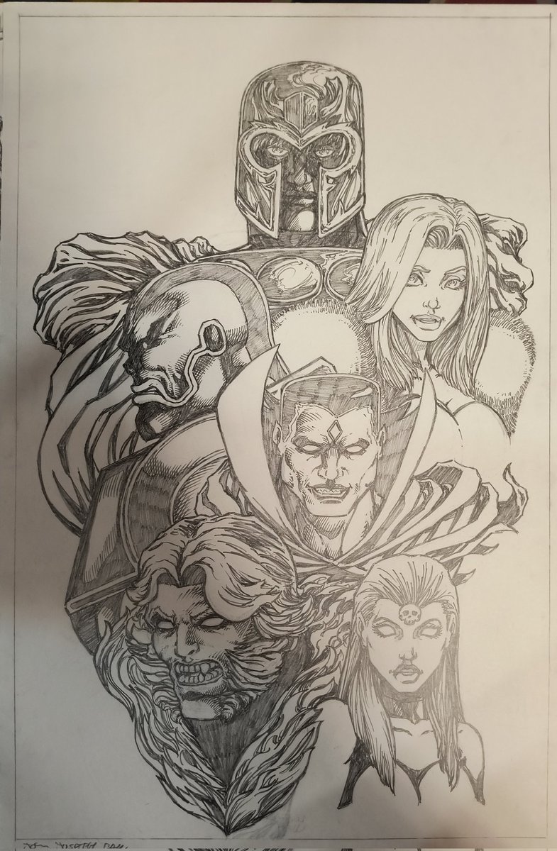 I have a 11x17 penciled, X- Villains, pic for sale. If interested DM me for details. Thanks.