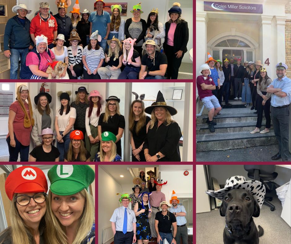 🎩 It's #HatsforHeadway Day! 🥳

🎓 Hats off (or on!) to all the staff at Coles Miller - they look absolutely spec-hat-ular!! 👑

Find out more about improving life after brain injury... headway.org.uk

@HeadwayUK  #braininjury #charity #ABIWeek #3HatChallenge