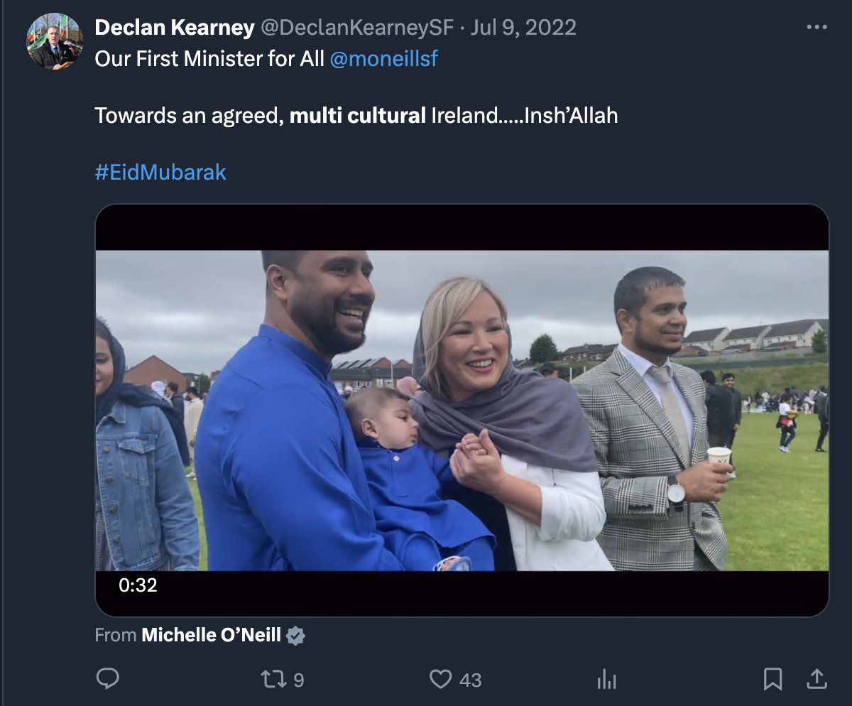 Look at the state of this tweet from Sinn Féin.