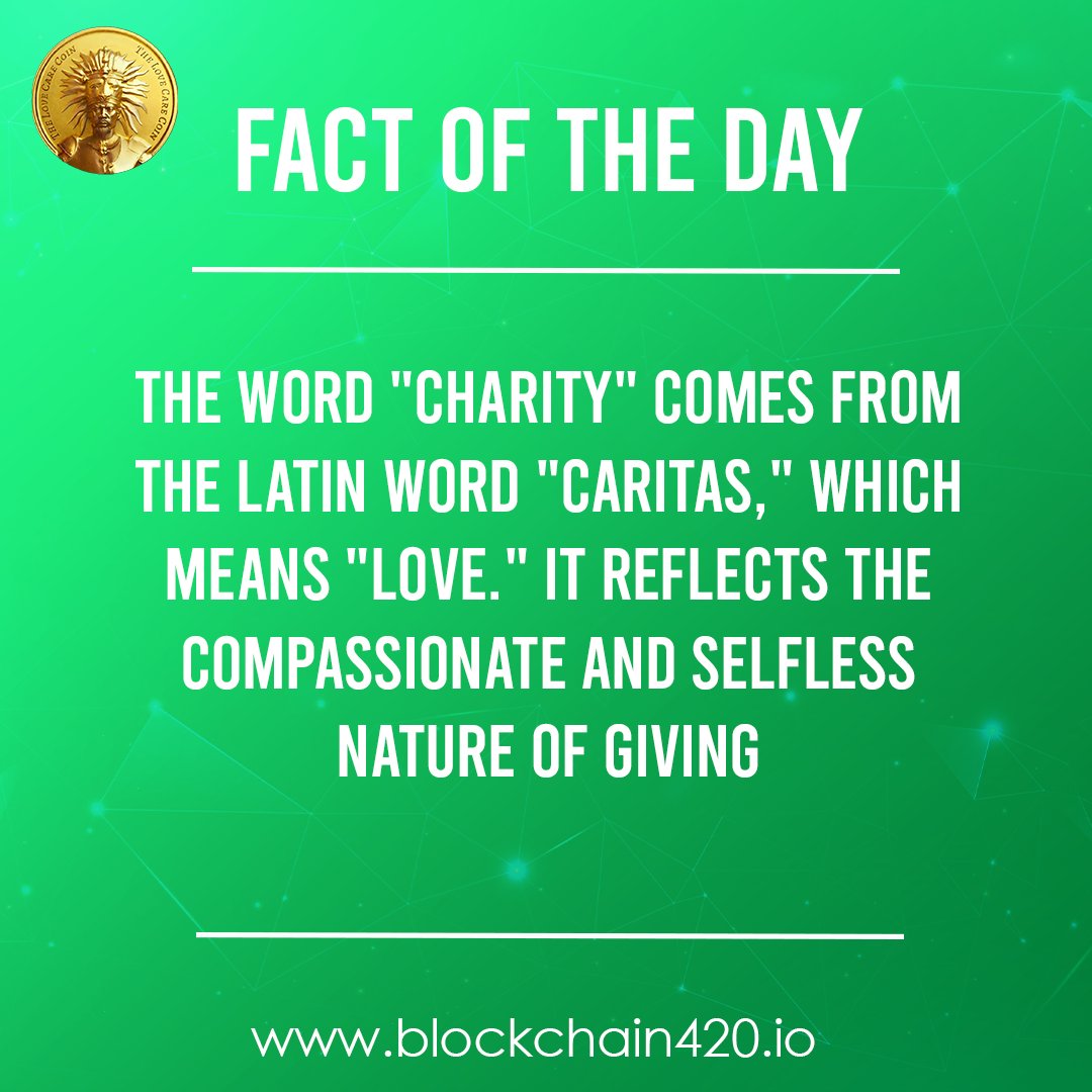 Did you know? Studies show that giving to charity not only helps others but also boosts your own happiness and health. #FactOfTheDay #SpreadLove #MakeADifference #TLCC