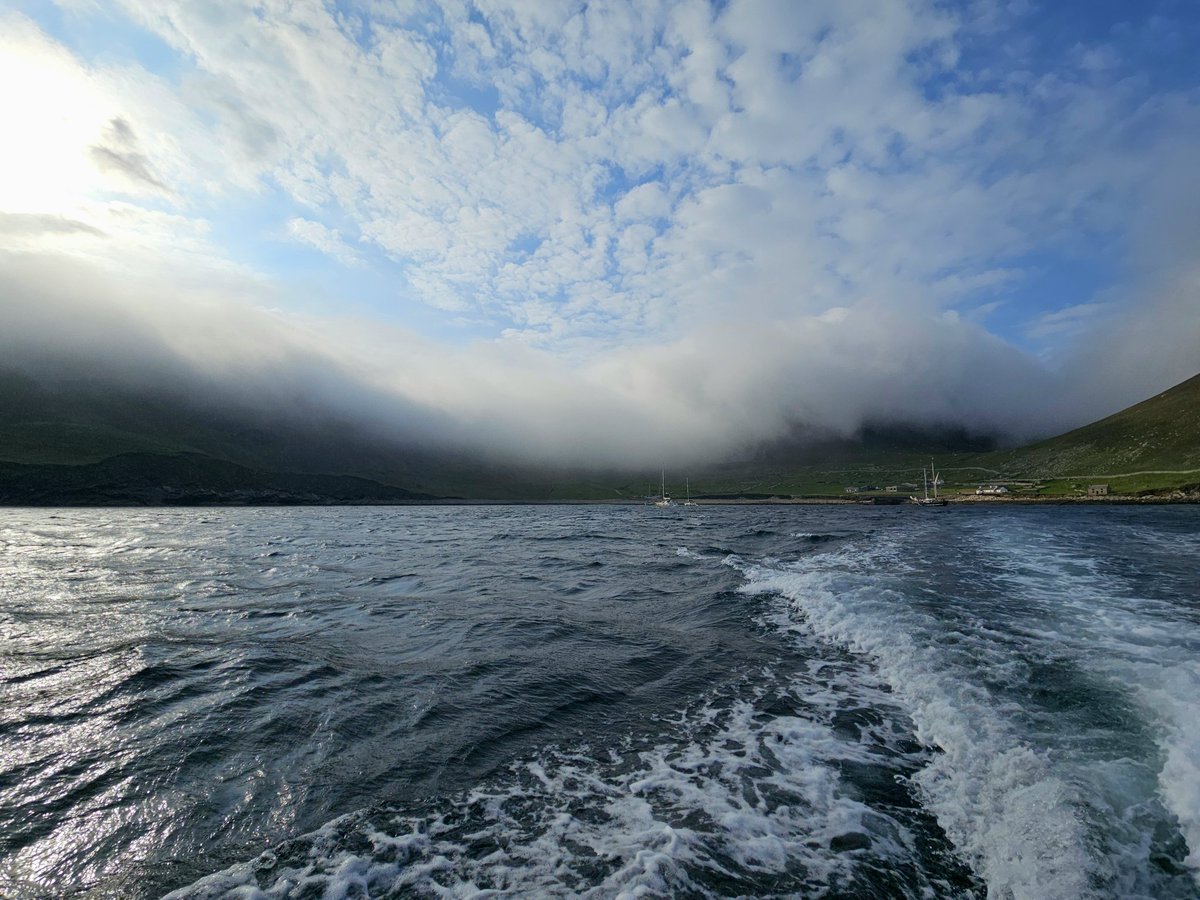 It's #stkilda.... but not quite as we know it! Dramatic clouds rolling over the hills yesterday.