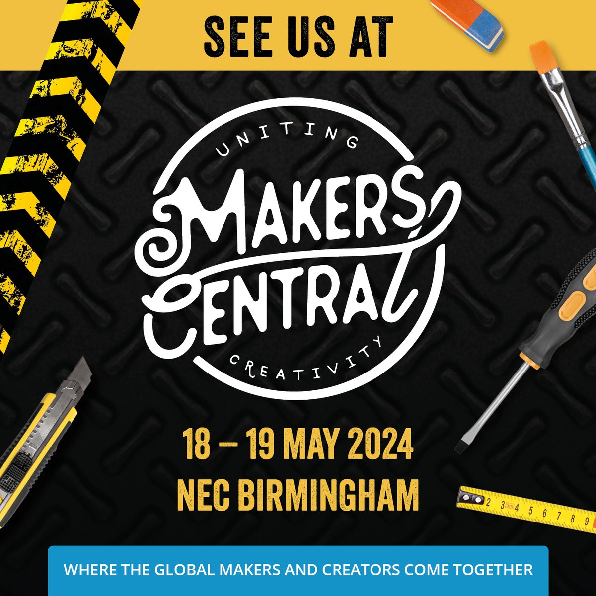🎉 We'll be exhibiting at the Central Makers event this weekend - stand B15! 🎨 Join us for an incredible experience filled with creativity, innovation, and fun. 🗓️ Date: 10am - 4.30pm, 18 - 19 May 2024 📍 Location: National Exhibition Centre, Birmingham, B40 1NT See you there!