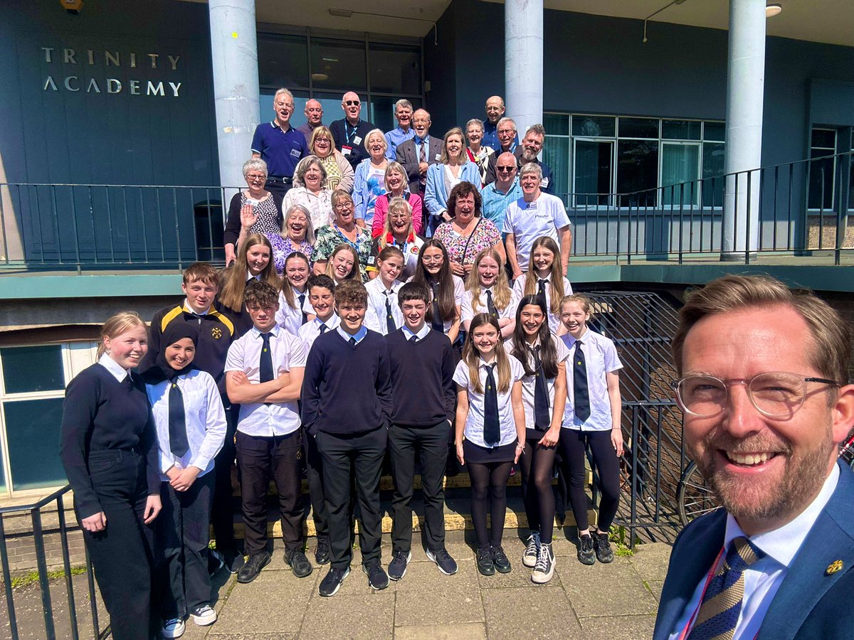 So many of the ‘highs’ as a HT aren’t captured or are uncapturable, but today wasn’t one of those times <a href="/TrinityAc_Edin/">Trinity Academy Edin</a> . Welcome back class of 1974 for your 50 year reunion. On show with our awesome S2/3 tour guides. They even got to sign the leavers book!