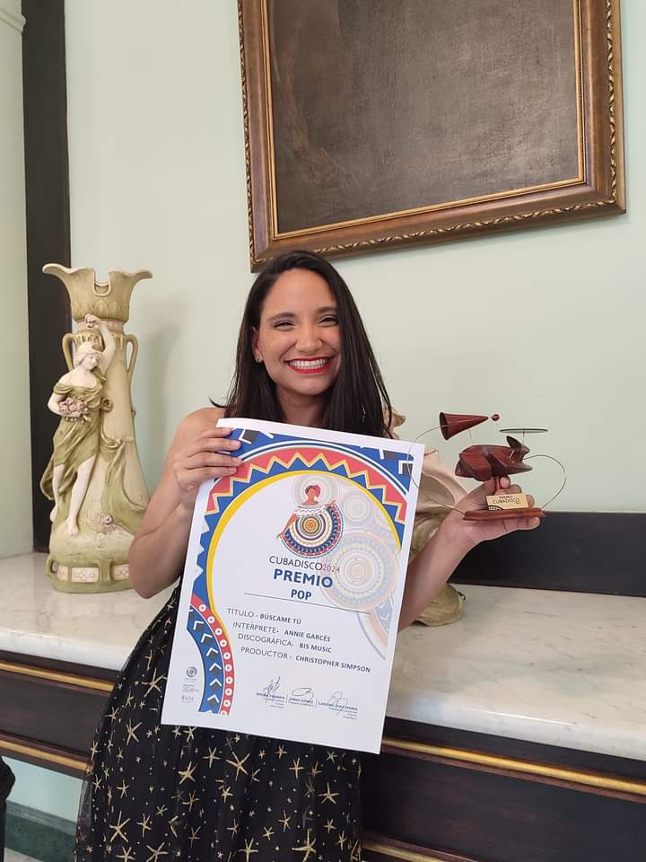 Felicitamos a Annie Garcés y a todos los jóvenes que como ellos fueron premiados en el Cubadisco 2024. Gracias por tu música y entrega a nuestra organización. Un abrazo.