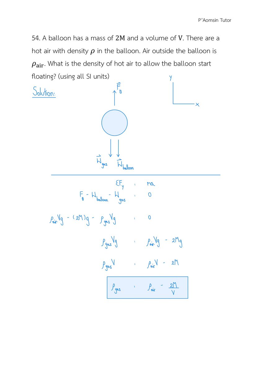 Aomsin_Tutor's tweet photo. วิชา Physics เรื่อง Fluids น้องเตรียมอุดมฯ ครับ😊
#ap #ib #alevel #alevel67 #กสพท #tpat #tbat #cuaat #cuats #cuatsphysics #physics #ฟิสิกส์ #สอบหมอ #kmids #ged #tcas #tcas67 #tcas68 #tcas69 #tcas70 #chula #mdcu #ise #bascii #วิศวะจุฬา #dek67 #dek68 #dek69 #dek70 #paomsintutor https://t.co/QAzaSa7vVv