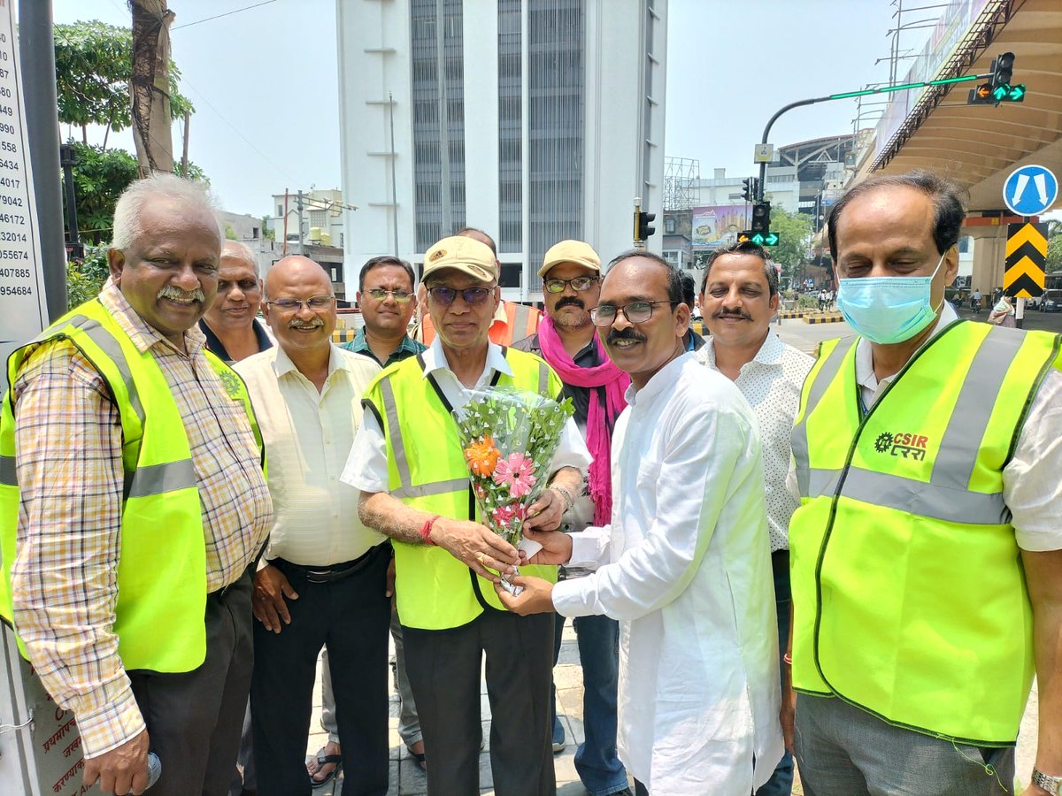 Closing Event of CSIR-CRRI coordinated study #iRASTE:Nagpur executed by @CSIRCRRI, INAI @iiit_hyderabad @IntelIndia @MahindraRise with active participation of NMC. Final Report released on 16.5.24.This innovative AI technology has proven instrumental in enhancing #RoadSafety