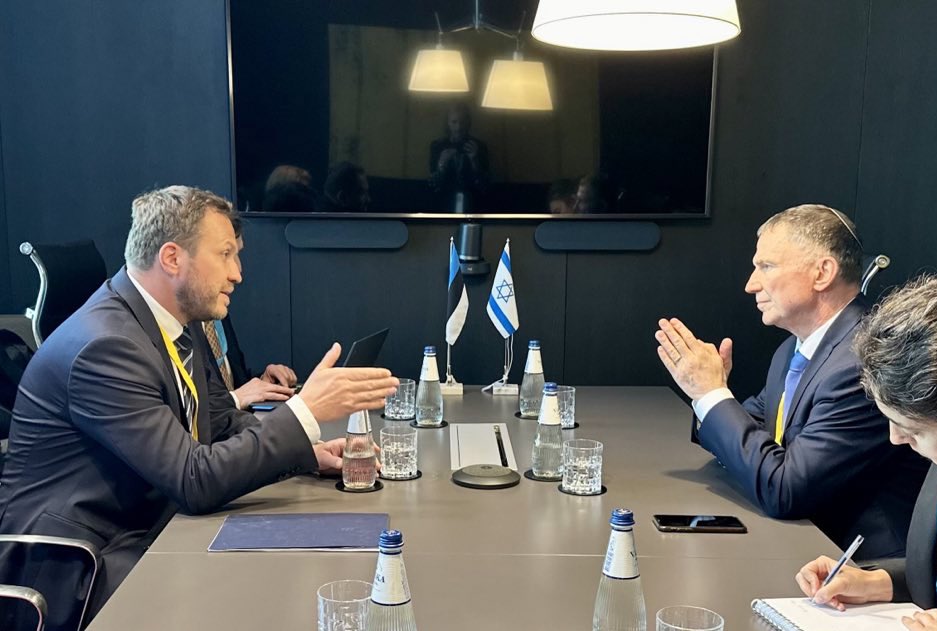 I met @YuliEdelstein 🇮🇱 in #Tallinn today to discuss the Middle East crisis & critical humanitarian situation in Gaza. #Estonia 🇪🇪has consistently supported the two-state solution to achieve long term peace. I also gave an overview of my recent visit to #Georgia 🇬🇪.