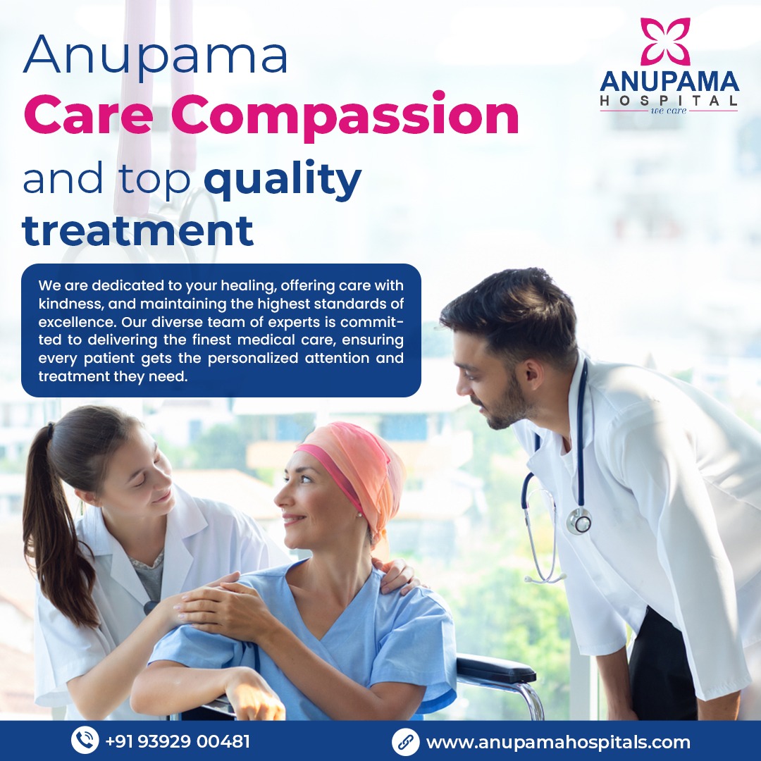 Anupama Care Compassion and top quality treatment

#medicalcare #healthcareservices  #generalmedicine #gynecology #patiens #treatment #insurance #emergencyservices #pilessurgeon #care #surgeons #anupamahospitals