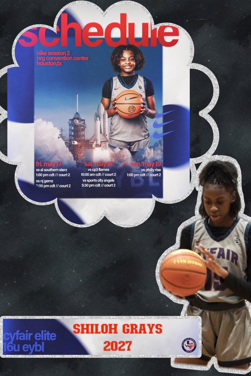 Dany Grays (@7grays) on Twitter photo Hometown hoops! Come check out <a href="/ShowGrays/">Shiloh Grays</a> at NRG this weekend. CyFair Elite 16U EYBL <a href="/CFEliteSports/">CyFair Elite Sports</a> Hometown hoops! Come check out <a href="/ShowGrays/">Shiloh Grays</a> at NRG this weekend. CyFair Elite 16U EYBL <a href="/CFEliteSports/">CyFair Elite Sports</a>