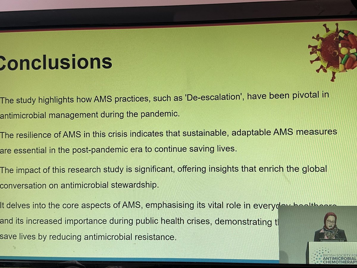 DrChristianneM's tweet photo. Excellent work @salam_rasha We need to do more work in the UK around #RTIs & prepare more for the next #pandemic #crisis situations! #BSACSpring2024 https://t.co/guRQX2eUjg