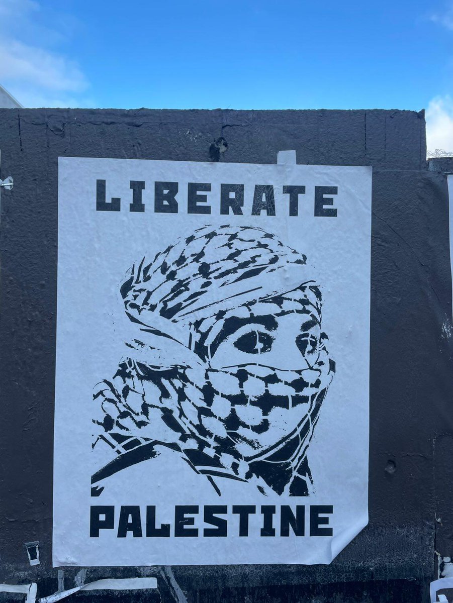 'Liberate Palestine' Poster spotted in Oakland, California