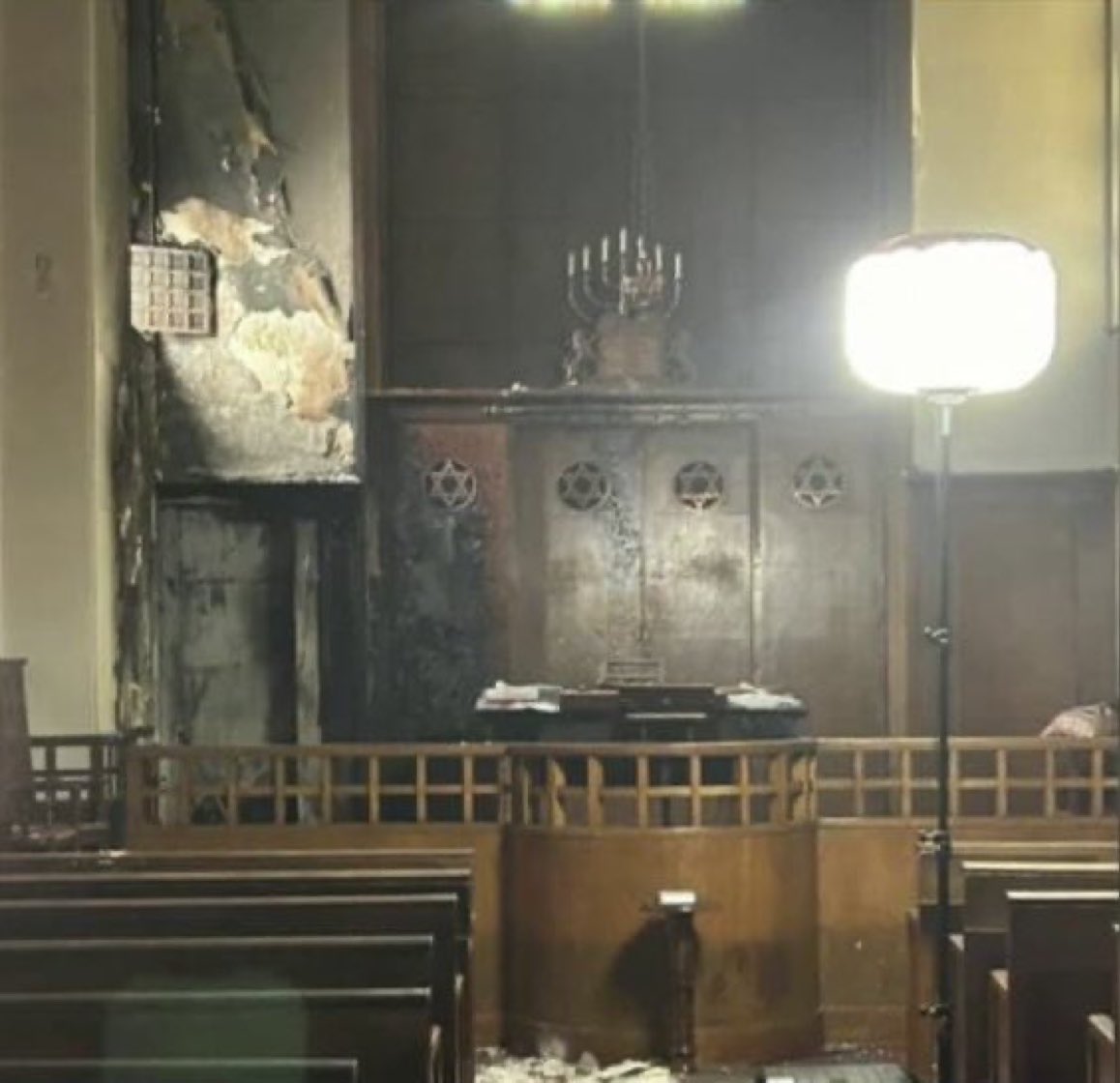 They say 'Go back to Europe' and then burn synagogues in Europe. Here in France: