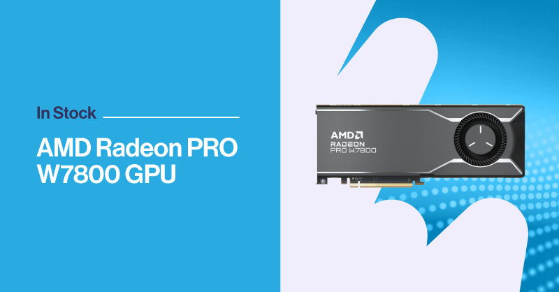 Elevate your visuals with the AMD Radeon Pro W7800 Graphic Card. Experience the power of 32GB GDDR6 ECC memory! bit.ly/3CJLK7r #AMD #RadeonPro