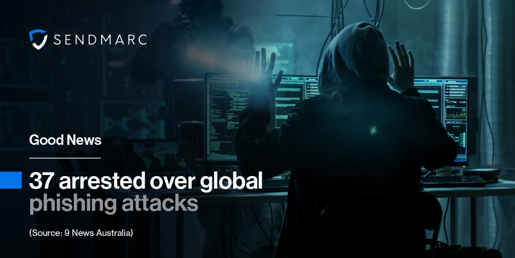 37 suspects were arrested during a global sting against cybercrime platform LabHost, which facilitated widespread phishing attacks, leading to potential losses of $28M. Don’t let your business become a phishing victim. Check your risk: eu1.hubs.ly/H097s790 

#Phishing #DMARC