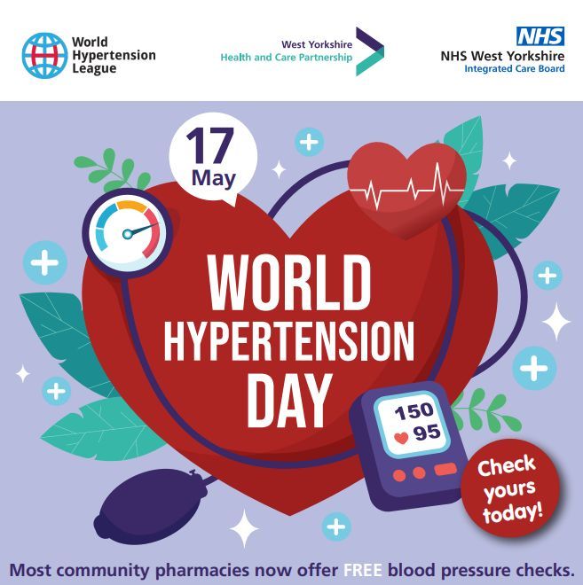 Having your #bloodpressure checked regularly can help to prevent #hypertension, 

Speak to your GP or community pharmacist if you have any concerns.

You can also use the NHS' online tool to check your blood pressure reading 👇 

 buff.ly/4akkNFz

#WorldHypertensionDay