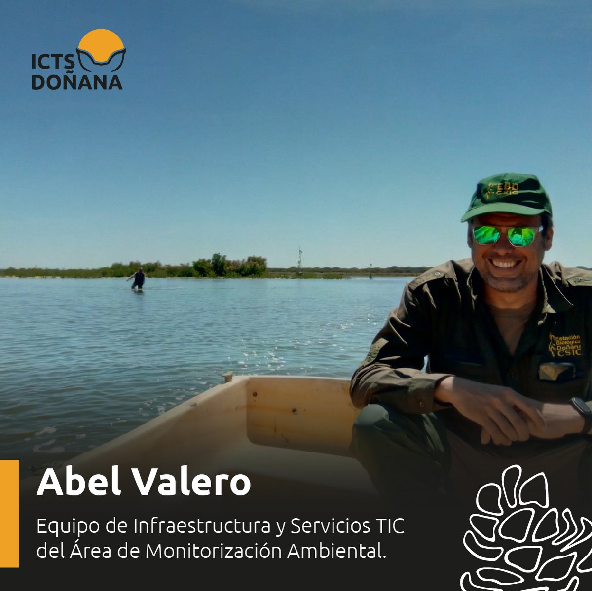 🌿 La labor que realiza el personal de la #ICTSDoñana es fundamental para la protección de este enclave natural 👏. 👉 Es el caso de Abel Valero, que trabaja en en el Equipo de Infraestructura y Servicios TIC del Área de Monitorización Ambiental. #ICTSNews #LaboratorioVivo