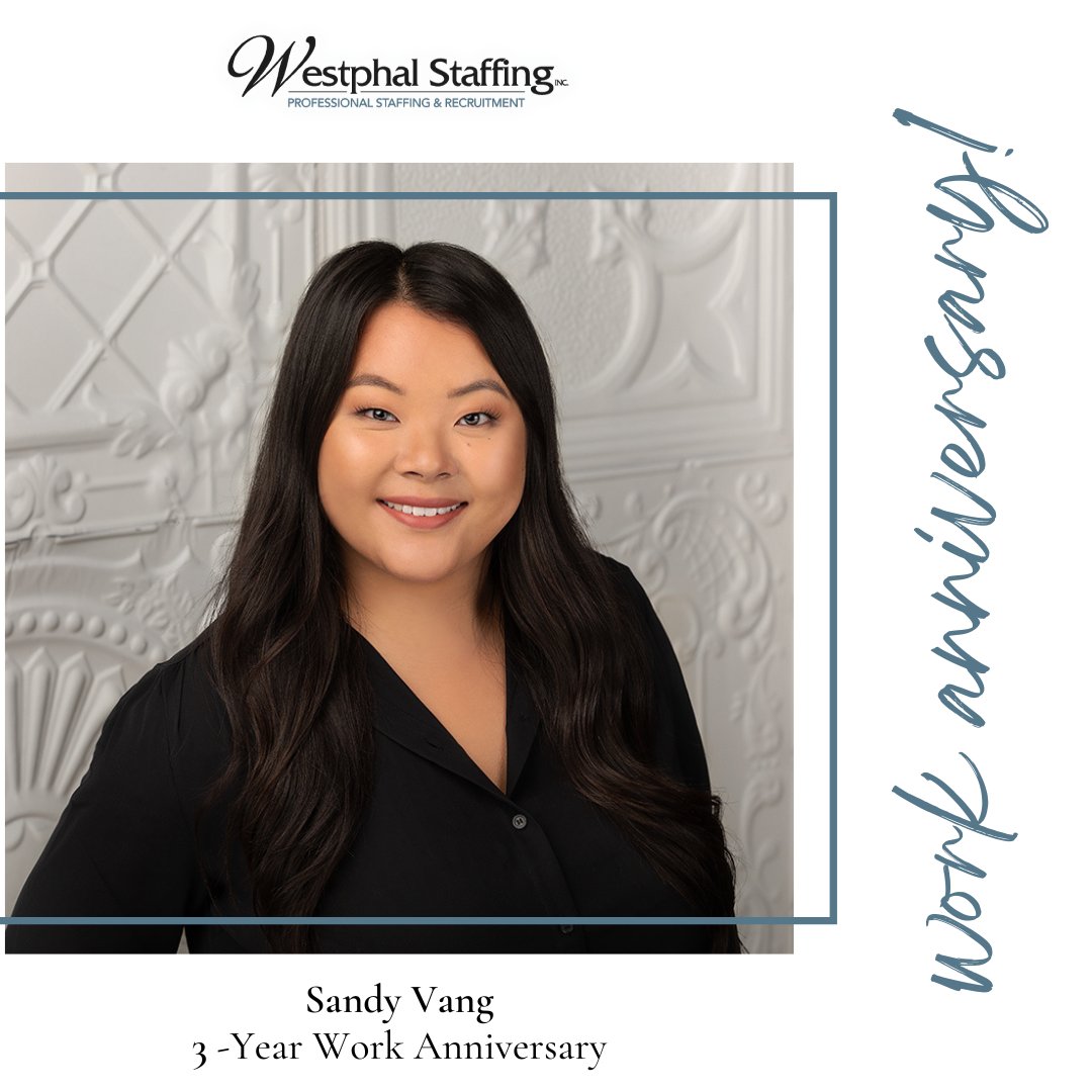 Happy work anniversary to Sandy Vang! We're glad to have you on our team! #WorkAnniversary #3years
