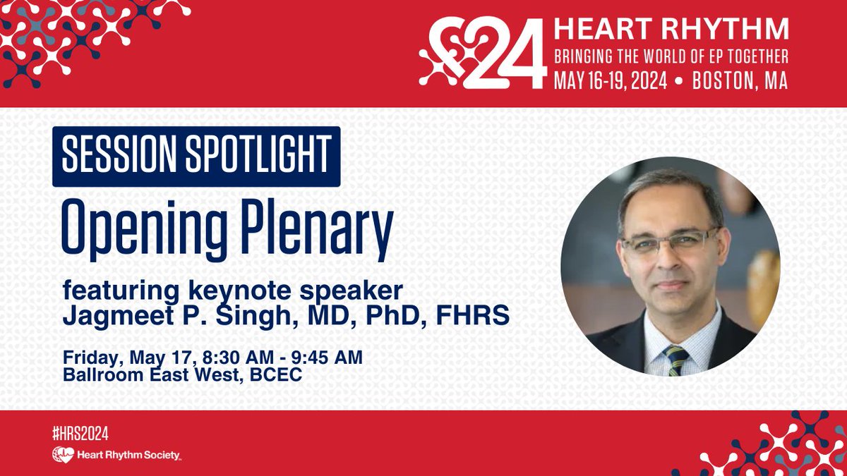 STARTING SOON... Officially kick off your #HRS2024 experience with special keynote speaker @JagSinghMD. Plus, other special guests and a live musical performance. This is a can't-miss session! Add to Itinerary ➡️ bit.ly/3QD5IIq