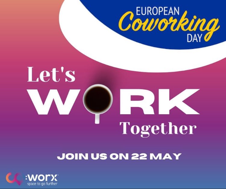 To celebrate European Coworking day we are offering 3 free hotdesking spaces on the 22 May. At 11:00 am join a @connectedhubs Special European Coworking Day event live broadcast from @CreativeSparkie & meet other hubs across Europe 😀 Email Manager@coworx.ie,