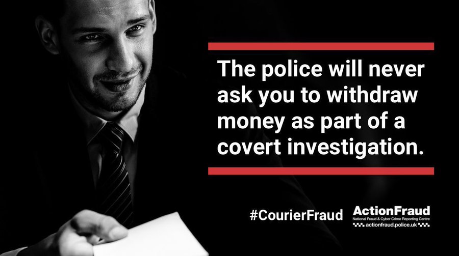 ⚠️If you've been the victim of fraud, you could be targeted again by criminals claiming they can help you get your money back. 🚨They will often pretend to be from the government, police or a law enforcement agency, and will request a fee to retrieve the cash. #CourierFraud