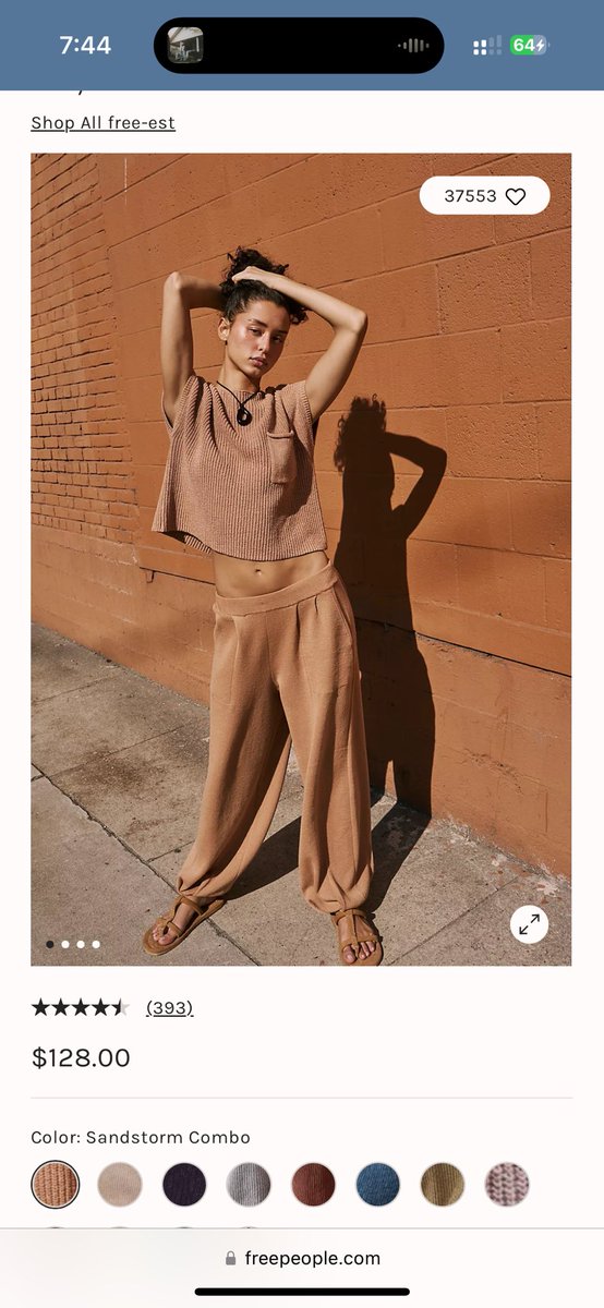 Identical to free people set! But this one is under $50 🥳 liketk.it/4GlLv