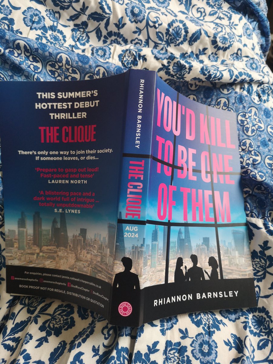 With the run up to publication of #BadApple, I've fallen behind on my pile of ARC reads, so apologies to those waiting for quotes! Here are two awaiting my attention: #TheWilds by @SarahVPearse, and #TheClique by @RhiBarnsley - don't they look FAB?