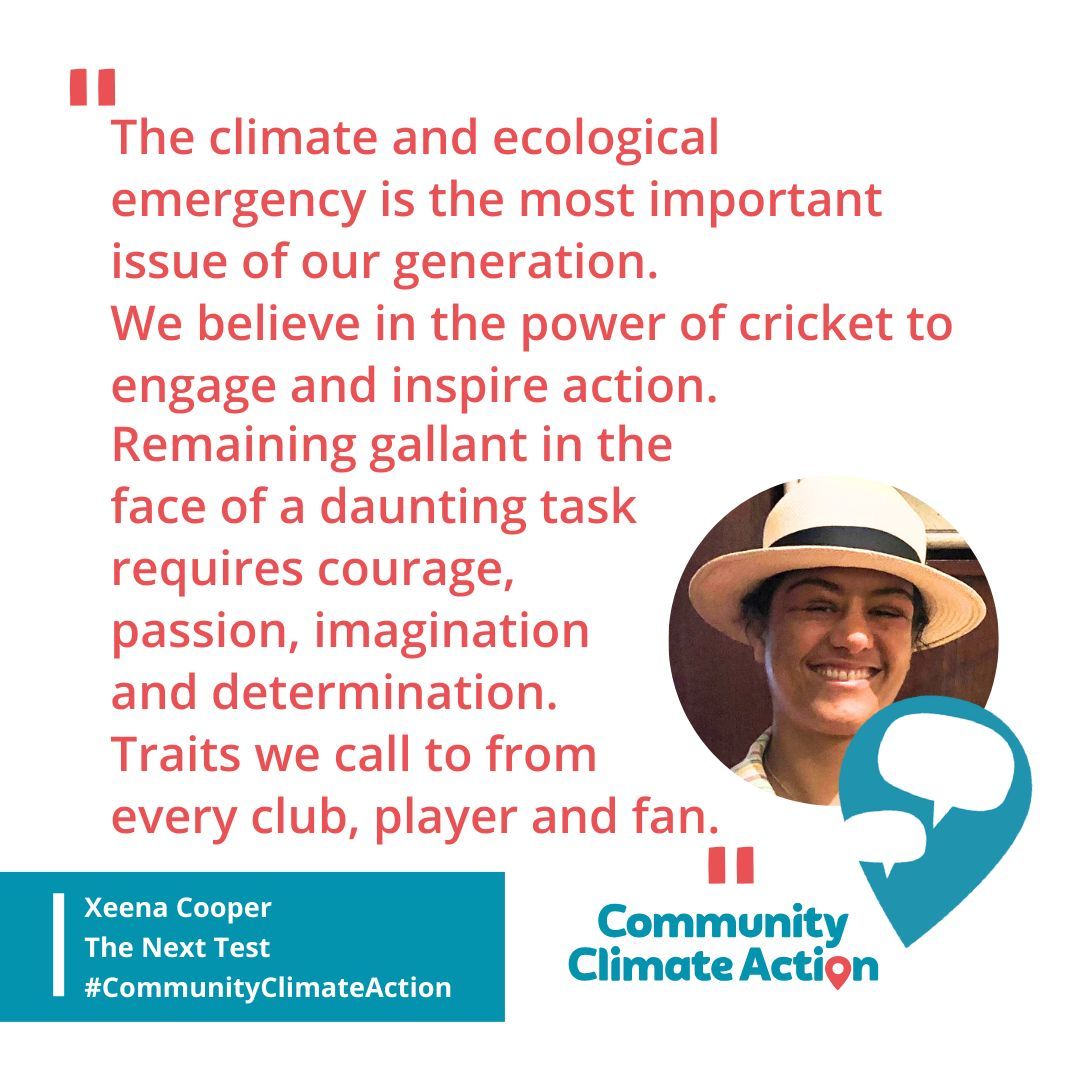 .@TheNextTest are ready to go! We are excited to have a sports organisation join our latest cohort of the #CommunityClimateAction project. They join five new community orgs in developing their climate action plans over the next year. About the project 👇 buff.ly/3wiXnCB