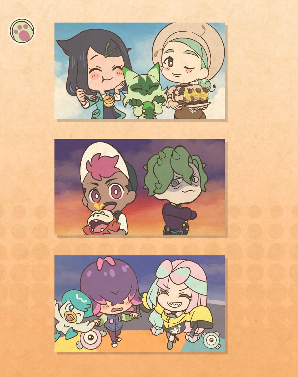 📸#アニポケ カメラ📸 リコ、ロイ、ドットの テラスタル研修・基礎