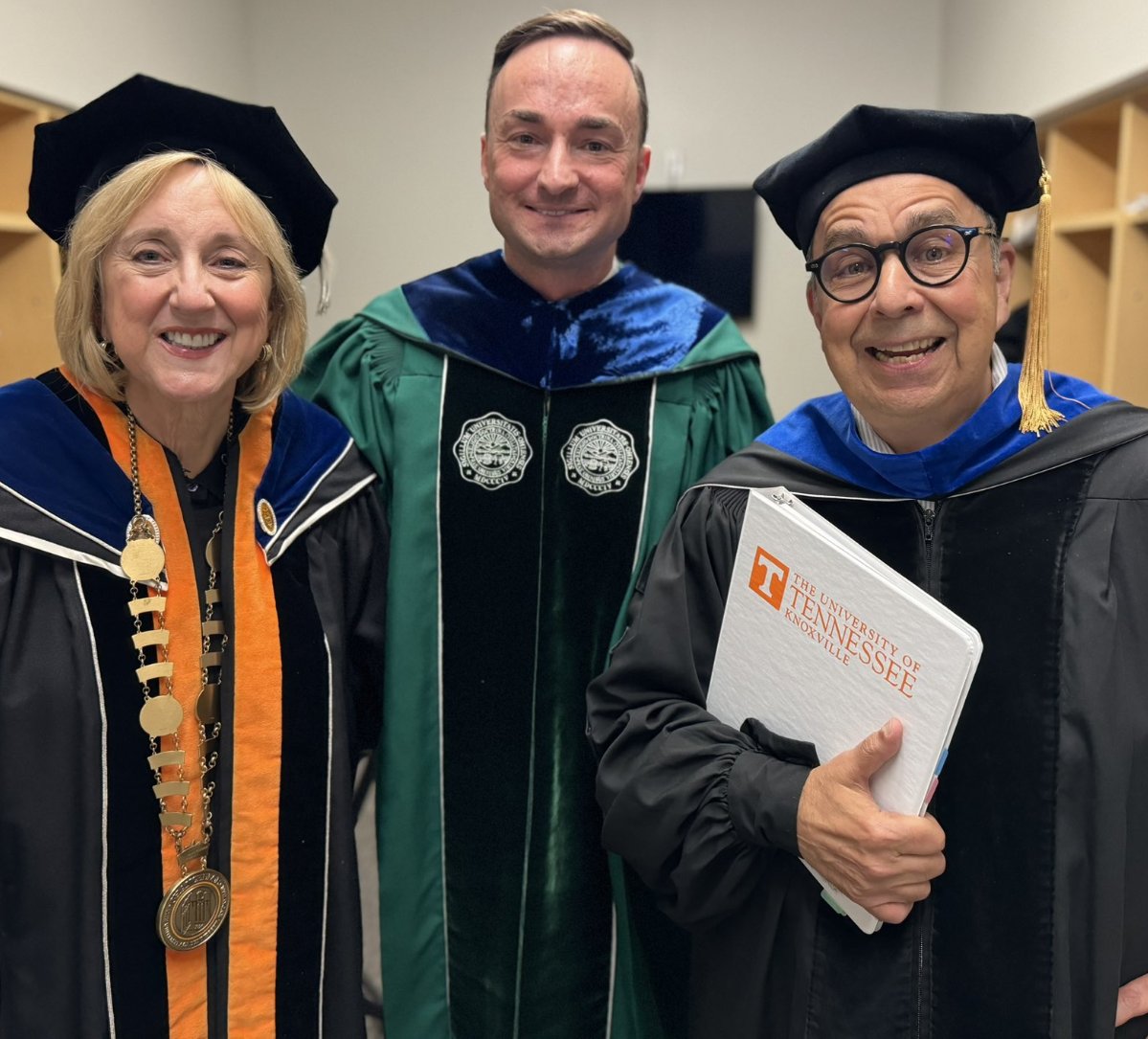 It was quite an honor to deliver the commencement address for the University of Tennessee's College of Communications last night. But now I must return my cap and gown to Hogwarts...