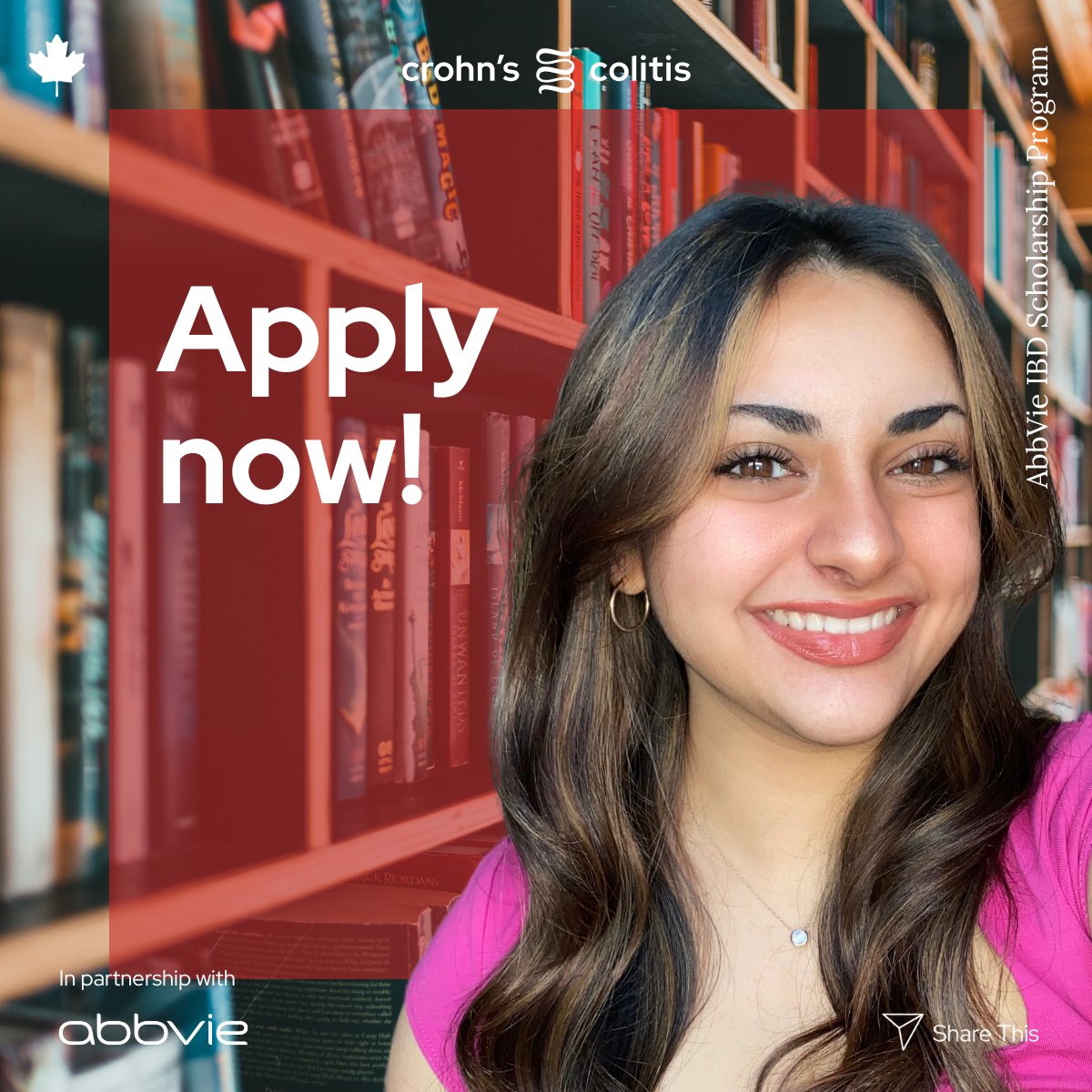 Students! The deadline to apply to the Abbvie IBD Scholarship has been extended to July 4! Get started (or finish) your application: ibdscholarship.ca