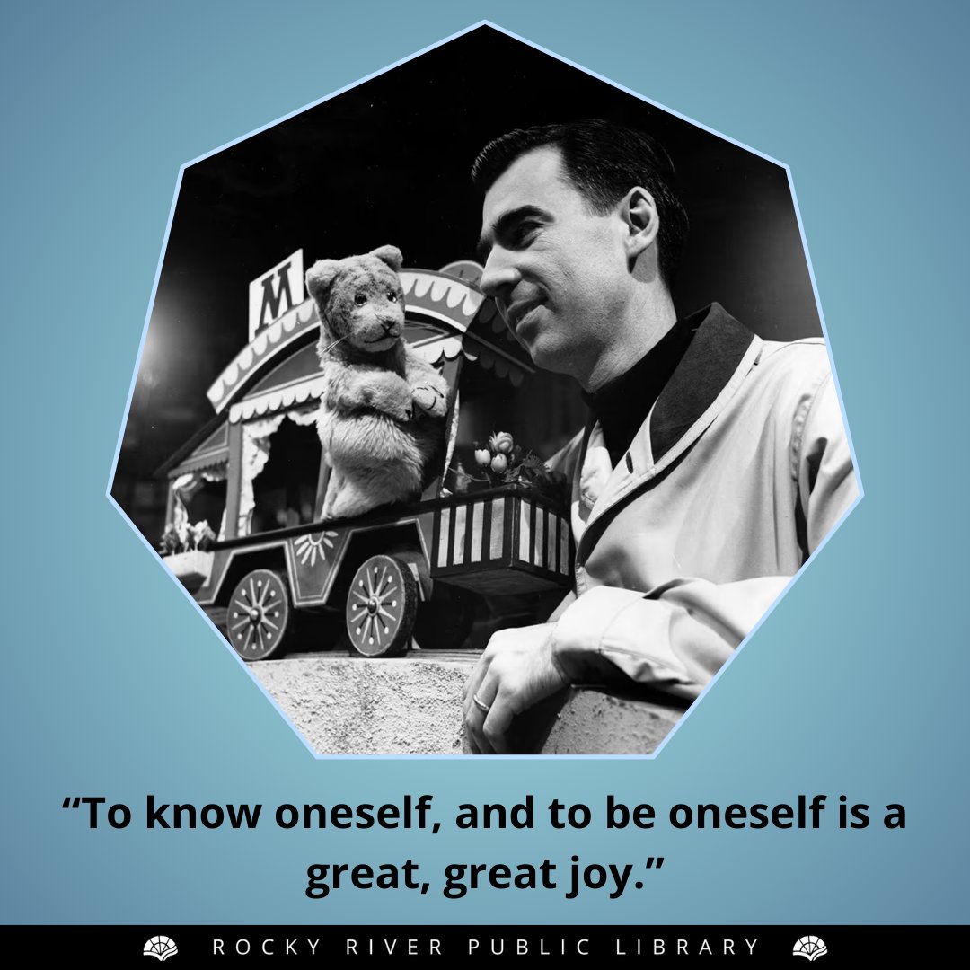 Happy Fred Friday! And remember that you can always help to make each day special by just being yourself, so go out there and have yourself a beautiful day in the neighborhood. #FredFriday #FredRogers