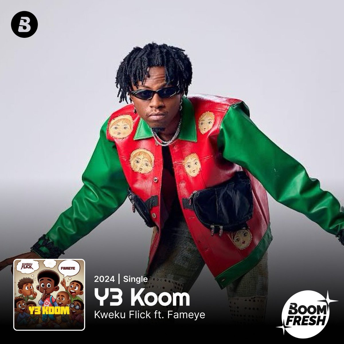 💥BOOMFRESH💥 Stream “#Y3koom” by @KwekuFlick featuring @Fameye, available now on #Boomplay! 🎧: Boom.lnk.to/KwekuFlickY3Ko… #NewMusicFriday #HomeOfMusic