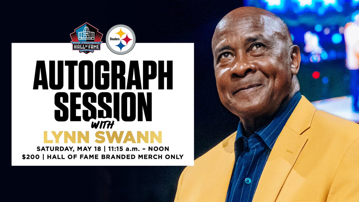 Welcome back to your Canton home, Lynn! Hall of Famer Lynn Swann is out and about in Canton this week as part of our Residency Program.