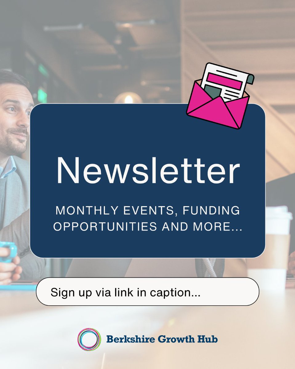 Are you signed up to our monthly newsletter?

You're missing out on hearing about our FREE business events, funding opportunities, free business resources, government grants & more...

Sign up here > i.mtr.cool/allcljyuqe

#FreeBusinessAdvice #NewsletterBerkshire