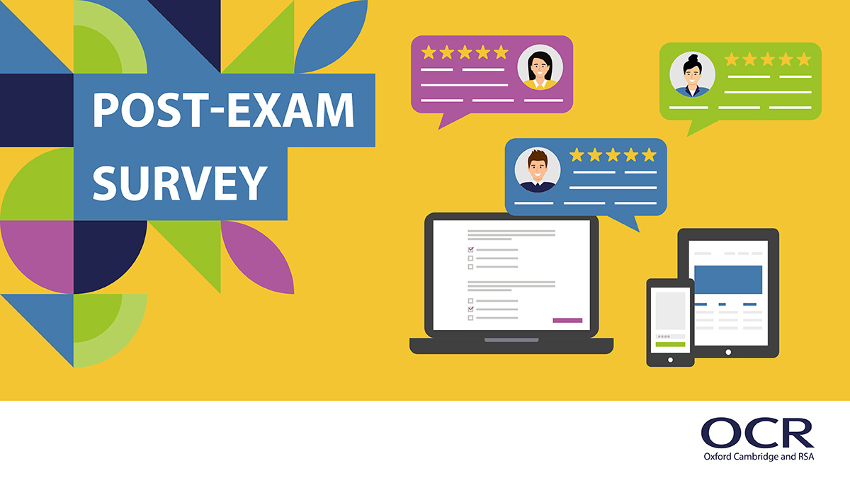 📣 Teachers – let us know how this week's exams went via our post-exams surveys! Your feedback plays an important role in how we develop, market, support and resource qualifications now and into the future. There's also a chance to win £50 in vouchers: ow.ly/I3Zn50RJu2t