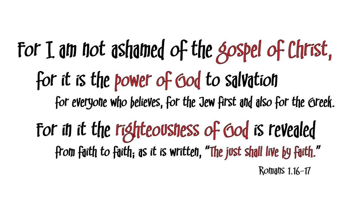 Don't be ashamed of the Gospel of Jesus Christ::
