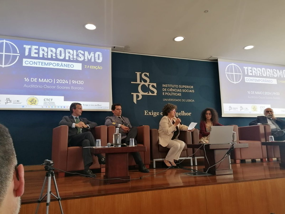 Foi um privilégio ter participado na 7ª Conferência Internacional sobre Terrorismo Contemporâneo, organizada pelo Instituto Superior de Ciências Sociais e Políticas,  na qual tive oportunidade de intervir sobre o tema das "Ameaças Disruptivas à Segurança Económica ".