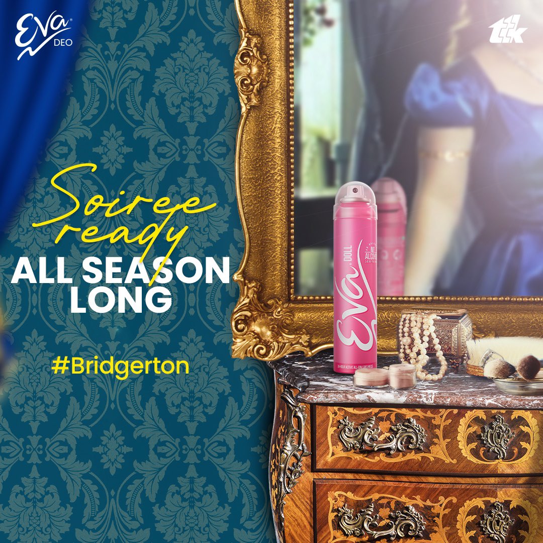 evadeo's tweet image. Soiree season? We’ve got your sparkle! Eva’s Deo keeps you feeling fresh and fabulous, all night long ;)​

#EVA #EVAGirl #EvaDeo #Bridgerton #SoireeReady