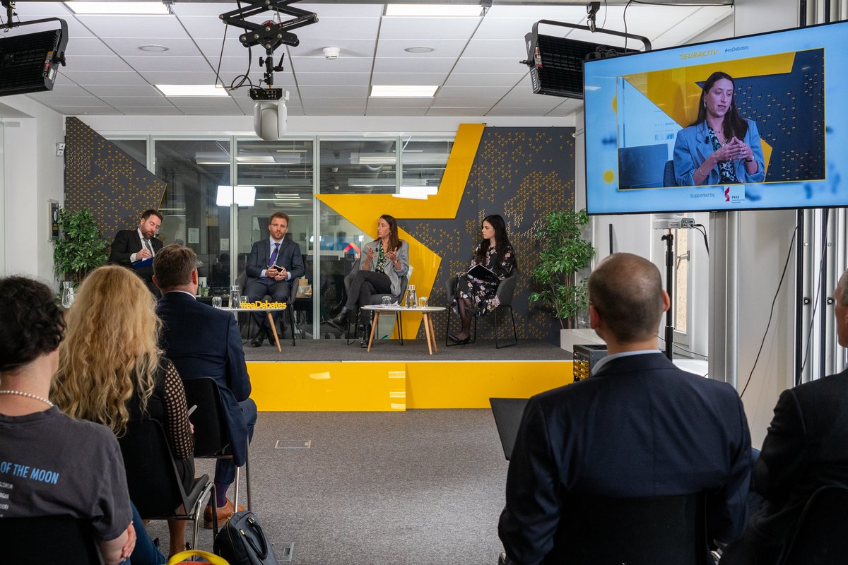Feeling #energised after <a href="/Euractiv/">Euractiv</a>'s event on how power-to-heat can help #decarbonise the #districtheating &amp; #cooling sector😎 

PTH can unlock new #heat sources like #geothermal &amp; #excessheat, the 🇪🇺's largest untapped energy source! 

Let’s get to work👏
