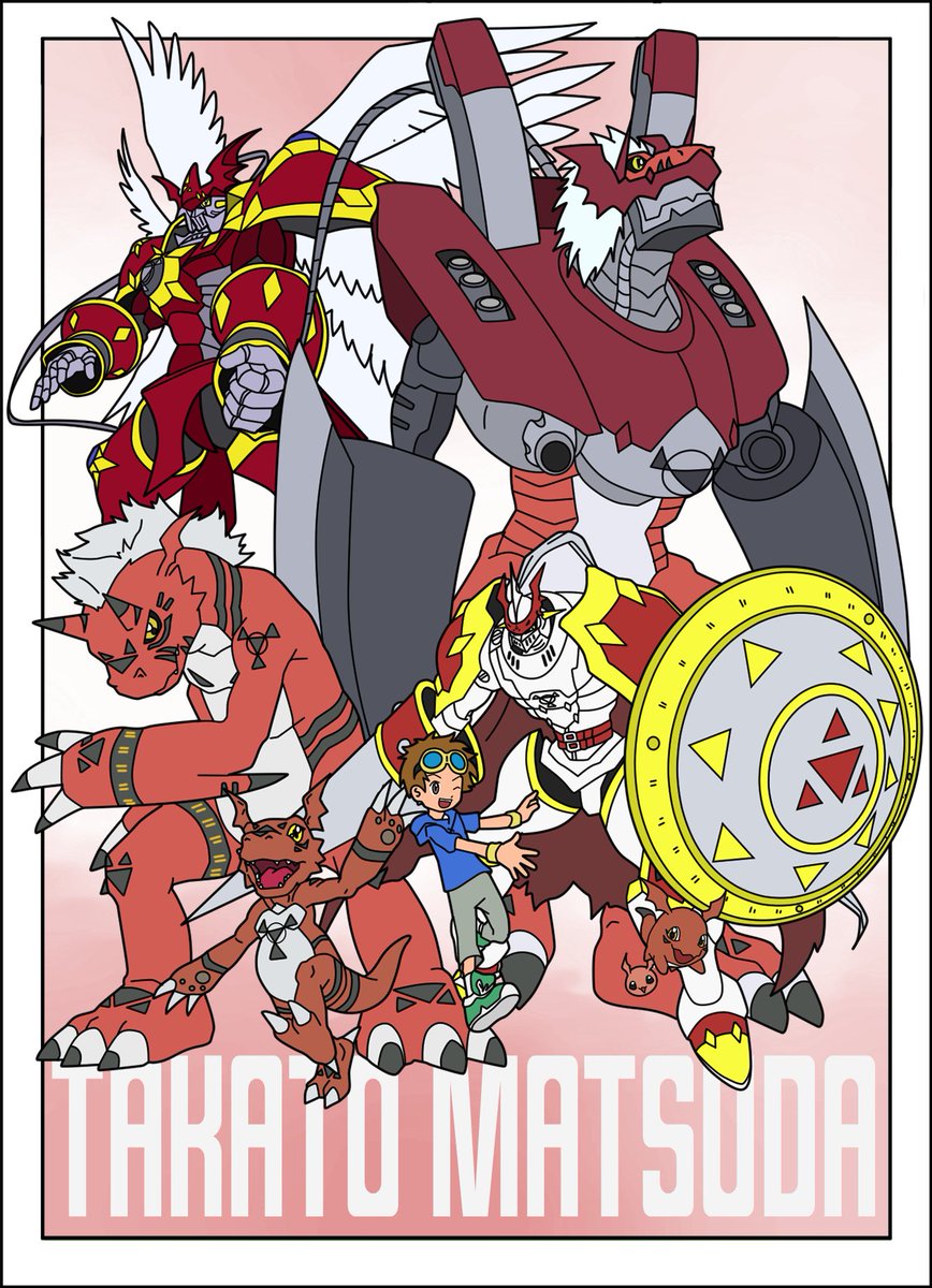 Let's start Tamers with... 𝐓𝐀𝐊𝐀𝐓𝐎 𝐌𝐀𝐓𝐒𝐔𝐃𝐀 ------------------------------- #Digimon #デジモン #Manga #Anime #Art #DigimonTamers #Dukemon #Gallantmon #Guilmon #Growmon #MegaloGrowmon #Poster