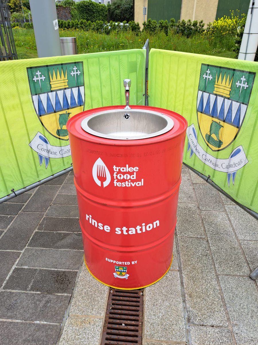 Kerry County Council - Comhairle Contae Chiarraí (@countykerry) on Twitter photo Specially fabricated and installed by Kerry County Council for the Tralee Food Festival this weekend
Rinse your plates and cutlery at our special rinse stations 
#Tralee #TraleeMD
<a href="/TraleeFood/">Tralee Food Festival</a> <a href="/TraleeChamberAl/">Tralee Chamber</a> Specially fabricated and installed by Kerry County Council for the Tralee Food Festival this weekend
Rinse your plates and cutlery at our special rinse stations 
#Tralee #TraleeMD
<a href="/TraleeFood/">Tralee Food Festival</a> <a href="/TraleeChamberAl/">Tralee Chamber</a>