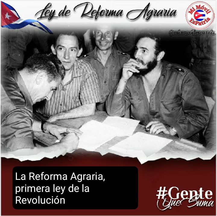Primera Ley de la Revolución. #CubaPorLaVida #CubaCoopera #UnidosXCuba
