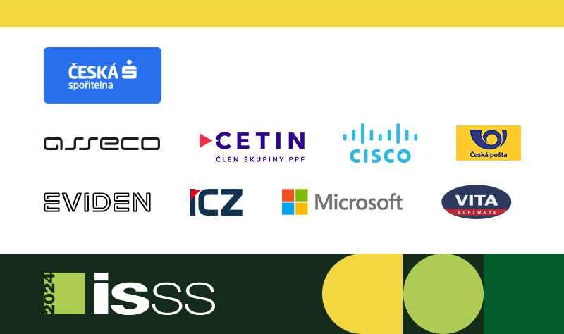 Chtěli bychom poděkovat za podporu generálnímu partnerovi @Ceskasporitelna , hlavním partnerům - Asseco, @CETINCZ , @Cisco , @Ceska_posta_sp , @Evidenlive , ICZ, @Microsoft_CZ , VITA.
#ISSS2024