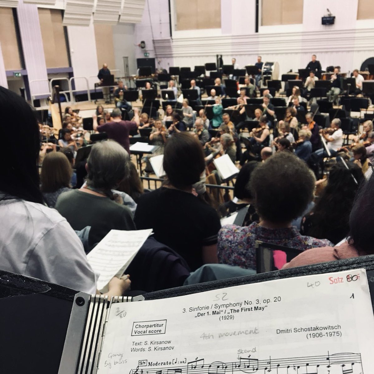 We were at @MediaCityUK yesterday rehearsing #Shostakovich Symphony No 3 with @BBCPhilharmonic and @johnstorgards. Looking forward to the concert @BridgewaterHall on Saturday! 🎟️ bbc.co.uk/events/e2dmzc