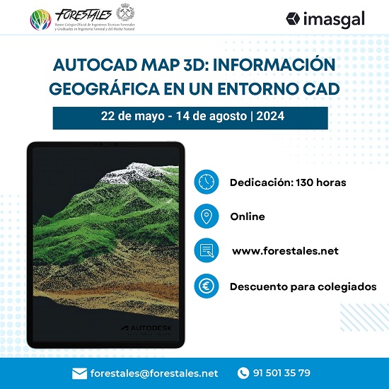 Si estás habituado a trabajar en el entorno CAD, aprovecha esta ocasión para enriquecer sus proyectos y dibujos mediante todas las ventajas y funcionalidades que proporciona el uso de sistemas de información geográfica. Este MARTES 22 DE MAYO iniciamos nuestro curso on-line de